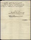 Carta da Associação de Socorros Mútuos António José de Almeida para o patrono.