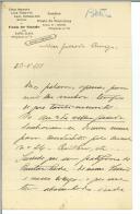 Carta de Luís Rosette para António José de Almeida