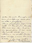 Carta de João Lourenço Castelo Branco para António José de Almeida.