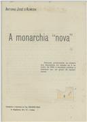 «A Monarchia " nova"»