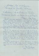 Rascunho de ofício enviado por António José de Almeida a Epitácio da Silva Pessoa