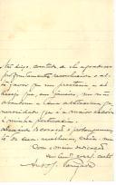 Carta de [António dos Santos Pousada] para [António José de Almeida].
