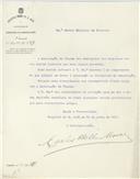 Carta de Carlos Belo Morais para António José de Almeida.