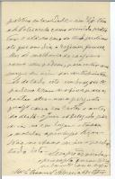 Carta incompleta de M. C. Tomás de Almeida Baltazar.