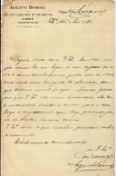 Carta de Augusto Brandão para [António José de Almeida].