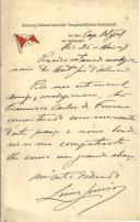 Carta de Lima Júnior para António José de Almeida.