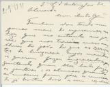 Cartão de Ana de Castro Osório para António José de Almeida
