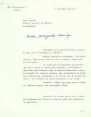 Carta de António Champalimaud para António de Spínola agradecendo a oferta do livro "Portugal e o Futuro" e comentando a questão da política portuguesa ultramarina