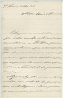 Carta de J. Freitas para Antonio José de Almeida