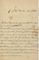 Carta de Alfredo Alves Torres [para António José de Almeida].