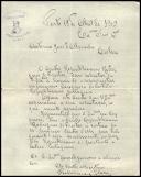Carta de Guilherme Claro para António José de Almeida.