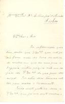 Carta de António Maria Pedrosa Lino para António José de Almeida.