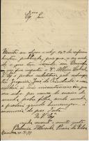 Carta de Belmira de Almeida Pereira da Silva para [António José de Almeida].