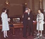 Fotografia de Francisco da Costa Gomes, Nicolae Ceauşescu, Maria Estela Costa Gomes e Elena Ceauşescu