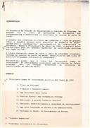Relatório da reunião do secretariado e comissão do programa do Partido Socialista 