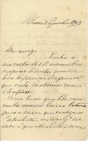 Carta de Alberto Garrido para António José de Almeida.