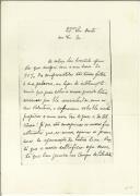 Carta do Coronel António Augusto Dias Antunes
