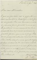 Carta de Basílio Teles para António José de Almeida.