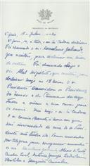 Memorando sobre processo de escolha do Presidente do Ministério