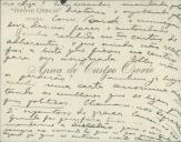 Cartão pessoal de Ana de Castro Osório [para António José de Almeida].
