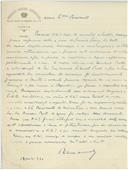 Carta de Ribeiro (?) para António José de Almeida