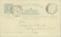 Bilhete-postal de Bernardino Machado para António José de Almeida