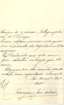 Carta de Jerónimo José da Costa para [António José de Almeida].