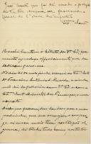 Carta de José Duarte para [António José de Almeida].