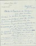 Carta de Nevada de Bragança para António José de Almeida.