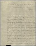 Carta de António Rodrigues dos Santos para António José de Almeida.