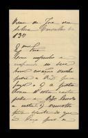 Carta da Viscondessa de Balsemão para António José de Almeida.