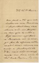 Carta de António Rolo de Mesquita (?) para António José de Almeida.