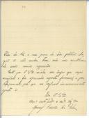 Carta de Manuel Simões da Silva para António José de Almeida.