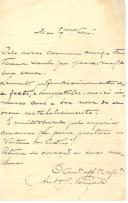 Carta de [António dos Santos Pousada] para [António José de Almeida].