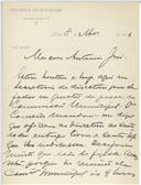 Carta de Vasconcelos para António José de Almeida.