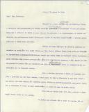 Carta de Alexandre Braga para António José de Almeida.