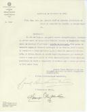 Ofício da Comissão dos Padrões da Grande Guerra para António José de Almeida
