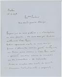 Carta de Bartolomeu Ferreira para António José de Almeida