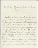 Rascunho de carta de António José de Almeida para Álvaro de Castro e Álvaro Pope