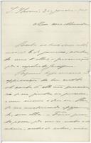 Carta de J. Freitas para Antonio José de Almeida