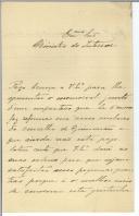 Carta de Artur Jorge Guimarães para António José de Almeida