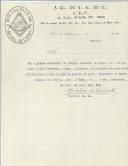 Carta de Alfredo Cruz do Nascimento para António José de Almeida.