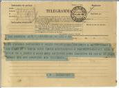 Telegrama de A. Gonçalves para António José de Almeida.