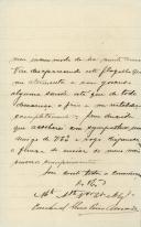 Carta de Pascoal Alves Pino Amado para [António José de Almeida].