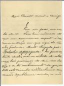 Carta de José Coimbra [para António José de Almeida].