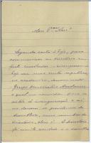 Carta de [ilegível] para [António José de Almeida] 