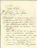 Carta de Raimundo de Macedo para José de Mascarenhas Relvas