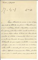 Carta de Joaquim Maria Ferreira [para António José de Almeida].