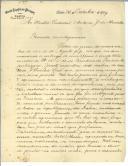 Carta de Manuel Sampaio para António José de Almeida.