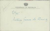 Carta de António José de Almeida para António Gomes de Almeida